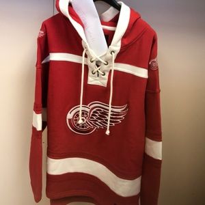 Authentic Redwings Hockey Hoodie